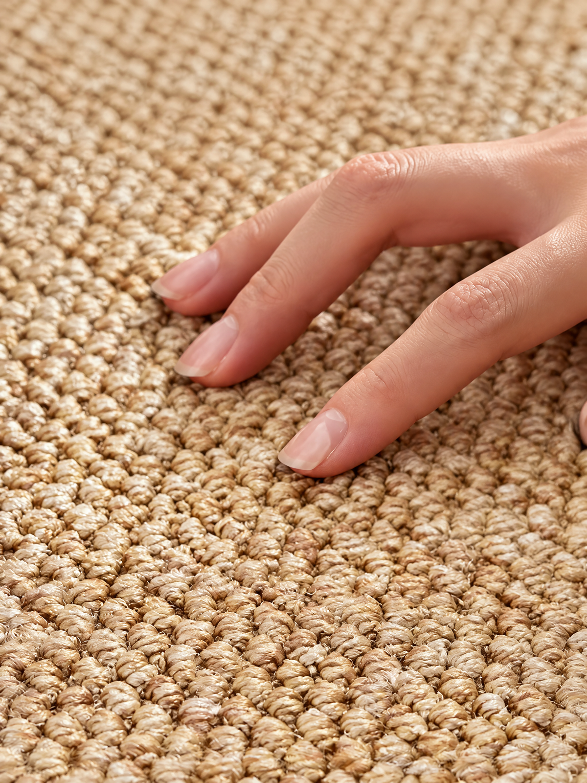 Natural Haven Woven Sisal Rug, Neutral Textured Accent Rug for Living Room, Bedroom or Home Office